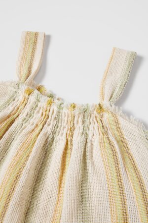 textured striped summer top