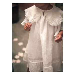 ecru cotton dress