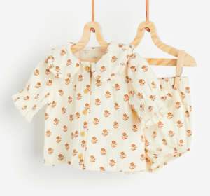 2 piece printed set
