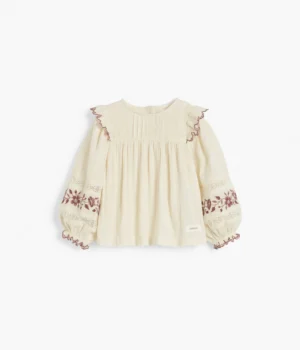 baby embroidered blouse