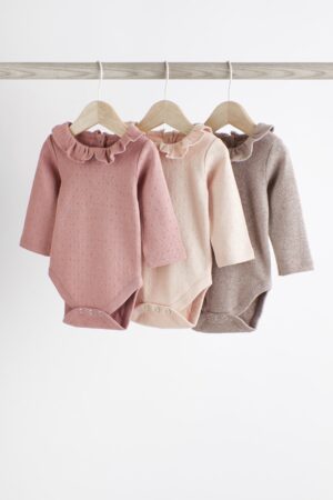 baby pointelle bodysuits pack