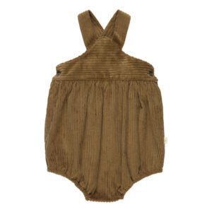 camel corduroy romper