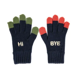 kids hi bye gloves
