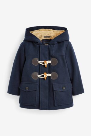 kids navy duffle coat