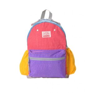 bright colour block backpack school bag