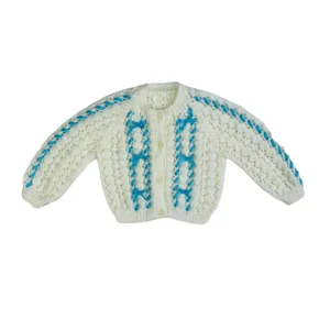 ribbon knitted cardigan