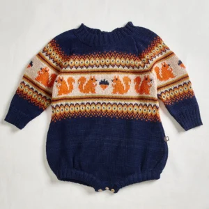 squirrel alpaca romper