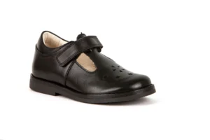 girls black t bar school shoes