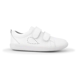 white velcro kids trainers