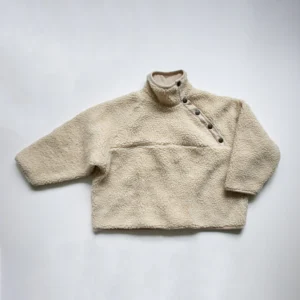 cream sherpa sweater