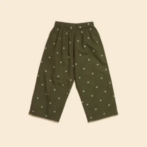 green trousers