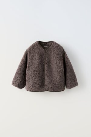 kids faux shearling jacket