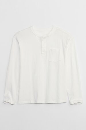 white henley top