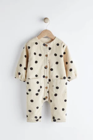 corduroy spotty jumpsuit