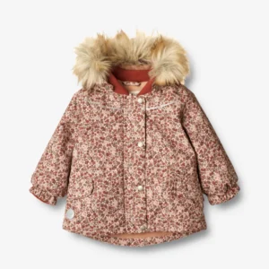 baby floral parka coat