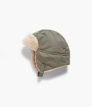 baby green trapper hat