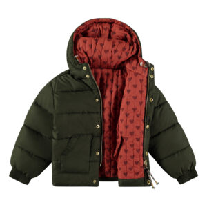 heart reversible coat