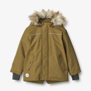 kids technical khaki parka