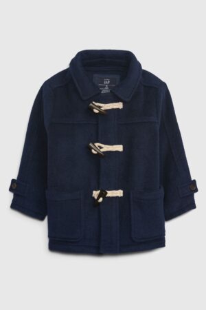 kids navy duffel coat