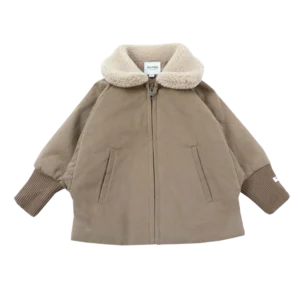 kids warm taupe coat