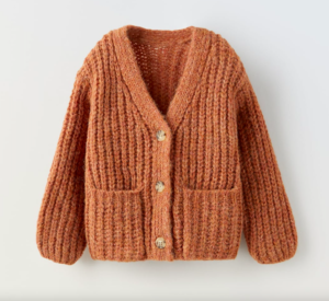 knit cardigan with pockets