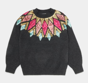 sequin jumper