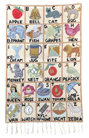 alphabet tapestry