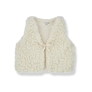 baby borg gilet