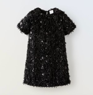 black sparkle dress