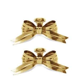 bow candle holders