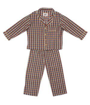 kids check pyjamas