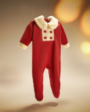 christmas baby romper