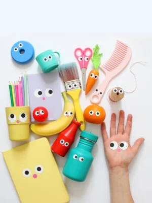eyes nose sticker sheet