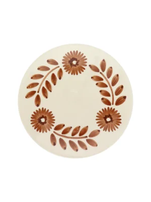 floral plate