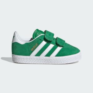 green kids adidas gazelle trainers