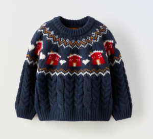 kids Jacquard knit jumper