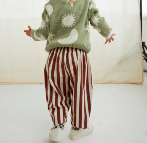 kids striped trousers