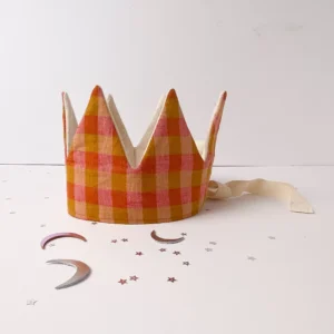 linen check crown
