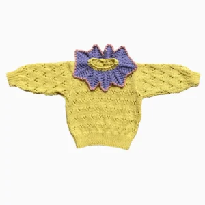 petal knit jumper