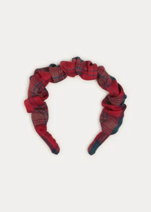 tartan scrunchie hairband