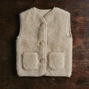 teddy fleece vest