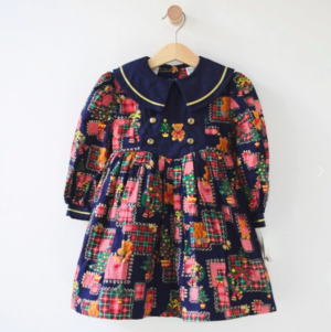 vintage kids christmas dress