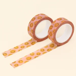 smiley face washi tape