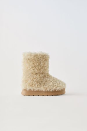 kids furry boots