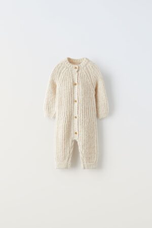 waffle knit jumpsuit