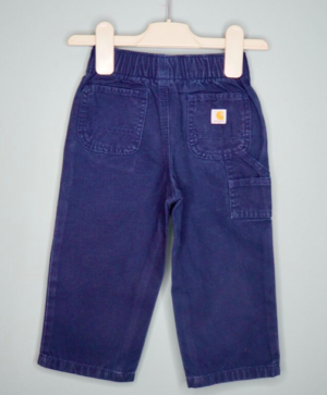 carhartt navy toddler trousers