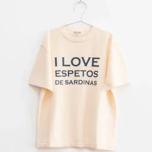 ecru kids slogan t-shirt