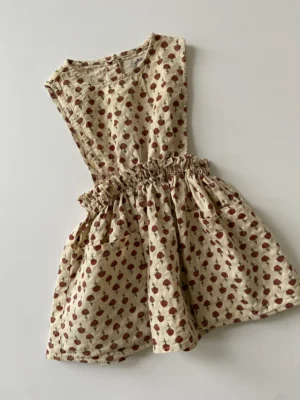 floral pinafore dress