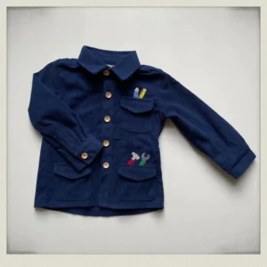 navy cord kids jacket