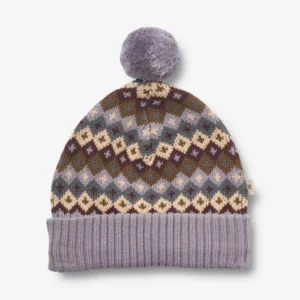 pom pom knit beanie